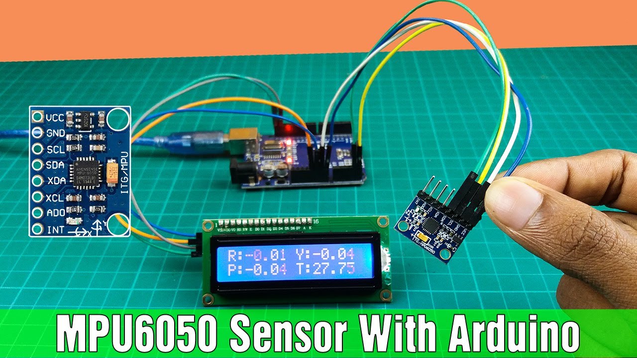 Jak używać MPU6050 z Arduino | Instrukcje krok po kroku [Kod i schemat obwodu]