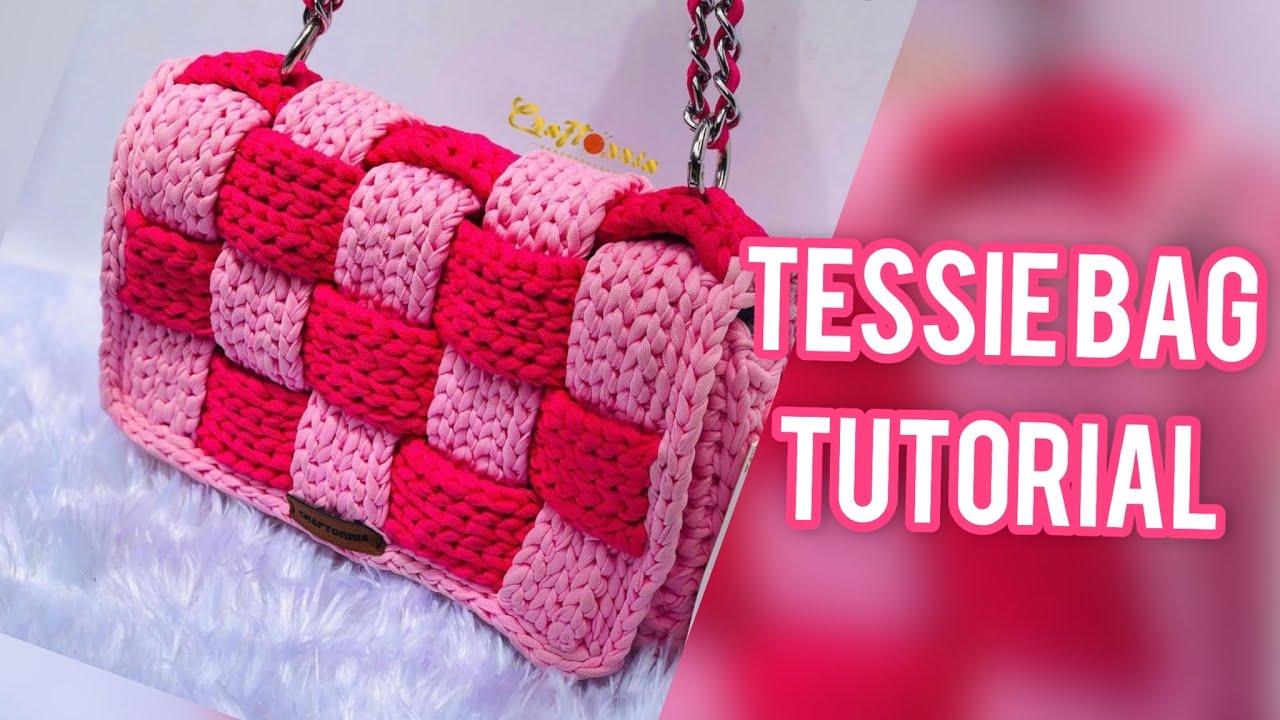 Crochet Bag Tutorial || How to Crochet a Tessie Bag || Craftorria #diycrafts #crochetbag