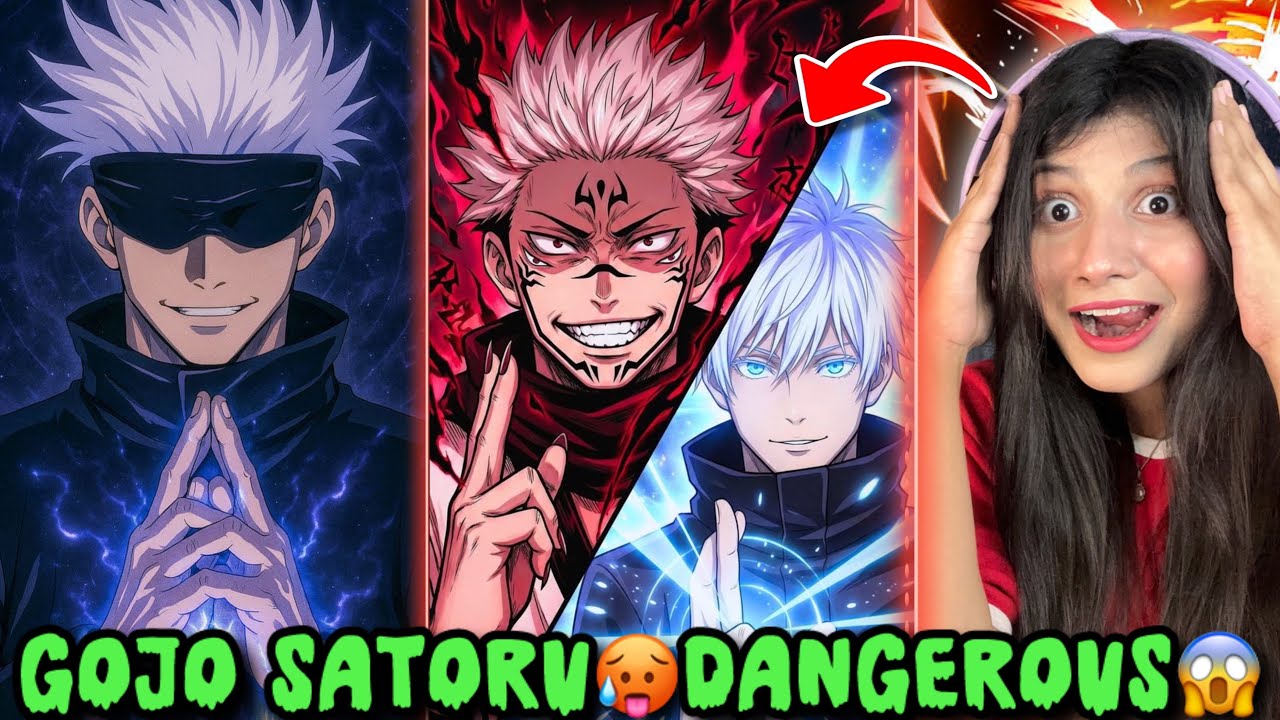 First Time Reacting to Gojo Satoru 😱 dangerous attitude🔥😈#gojosatoru #animereaction #anime