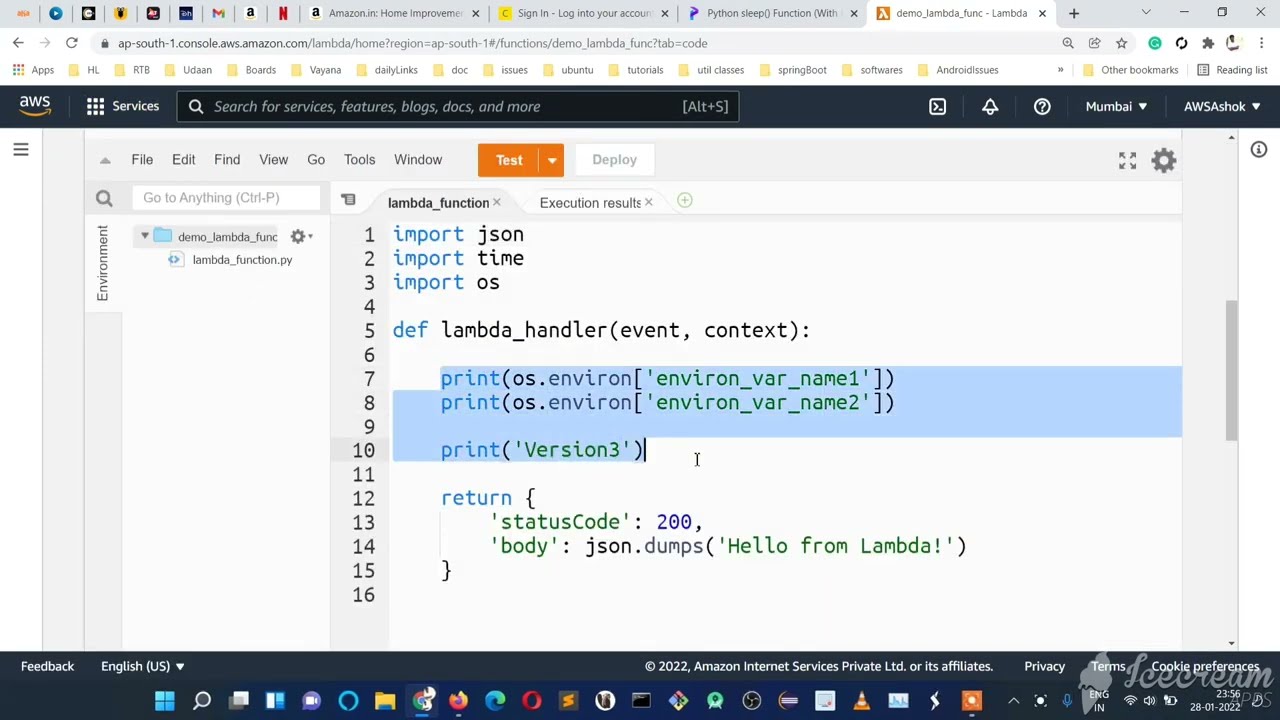 Журналы наблюдения за облаком функций AWS Lambda