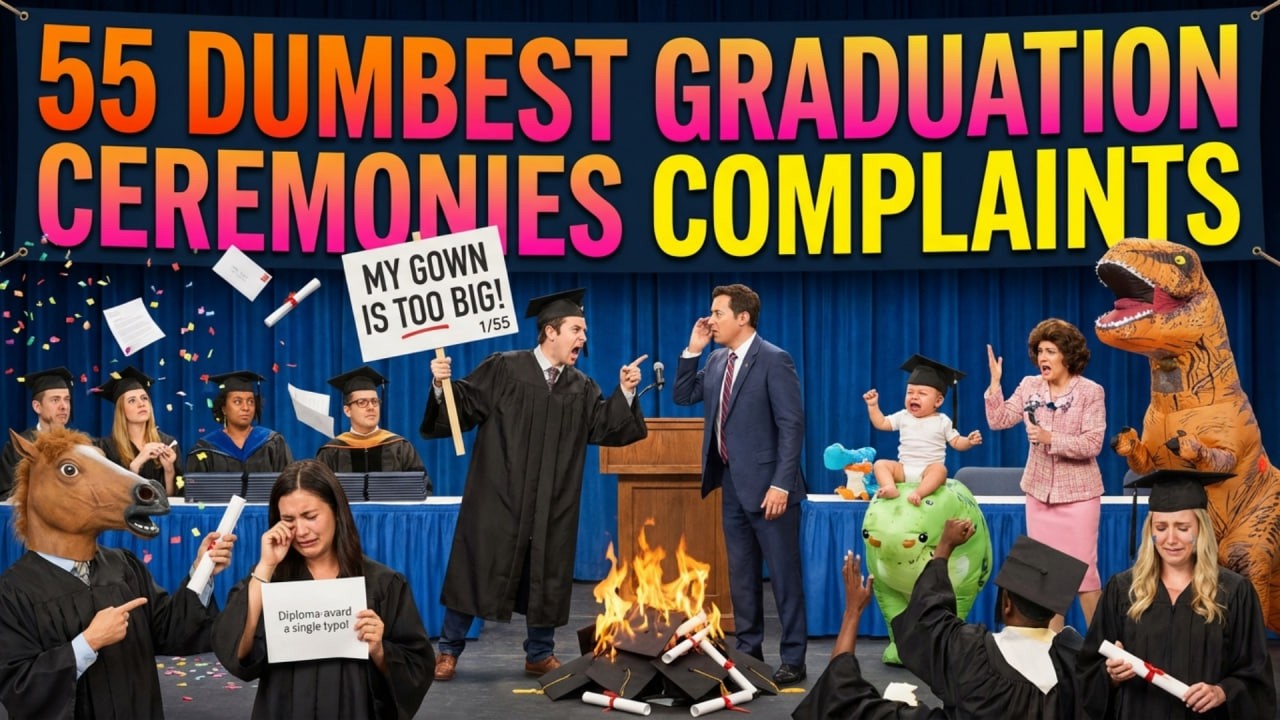 55 Dumbest Graduation Ceremony Complaints That Ruined the Moment
