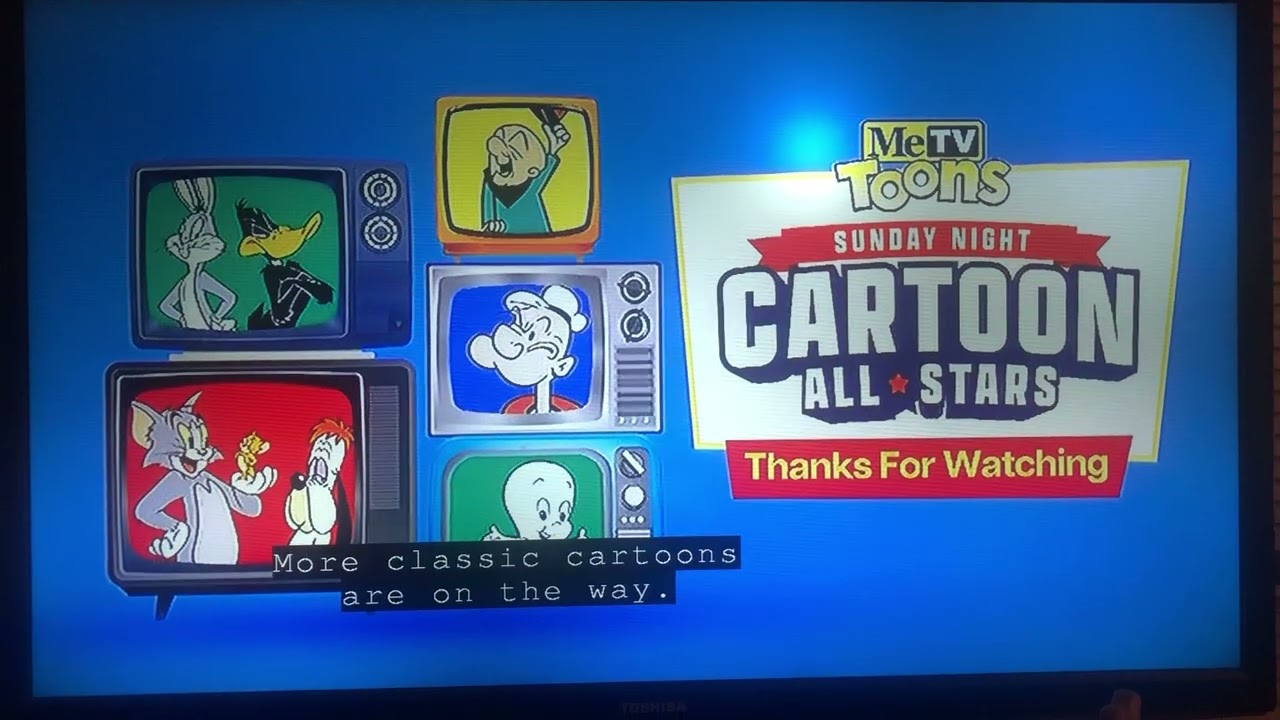 MeTV Toons Sunday Night Cartoon All Stars Sign Off MeTV Toons Sign On November 23 2025