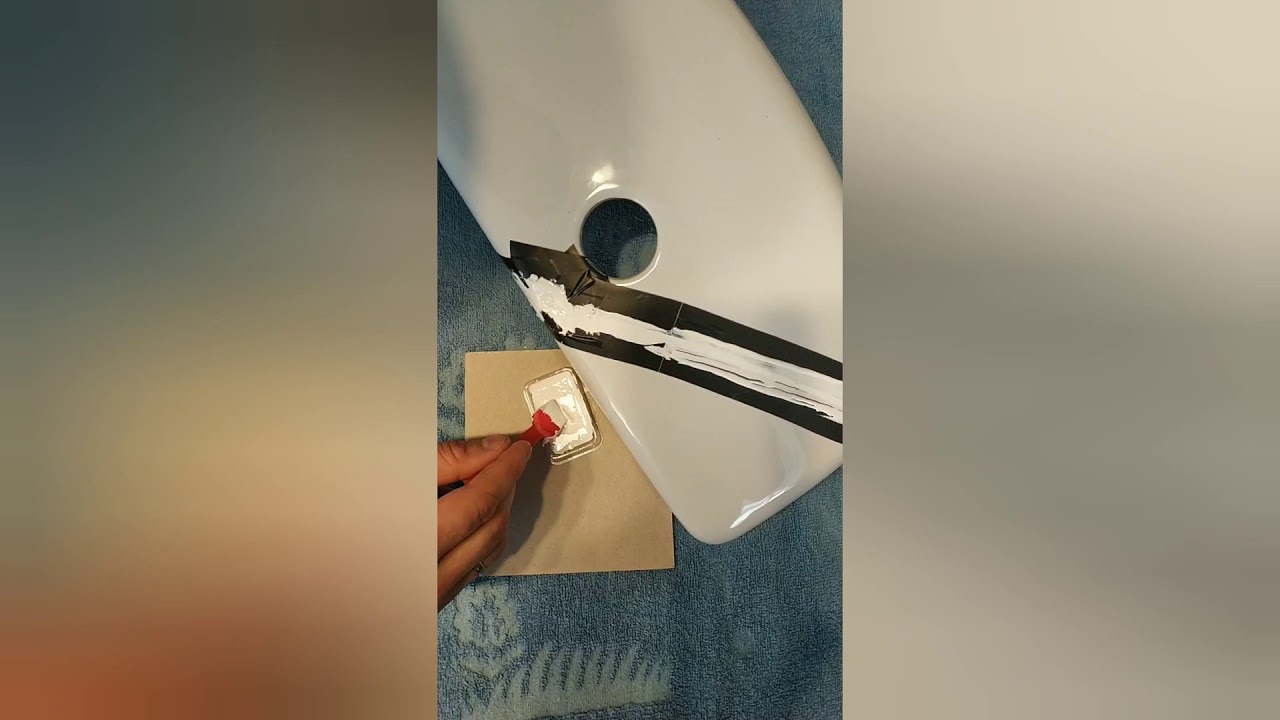 Naprawa ceramiki emalią zaprawkową Technicqll