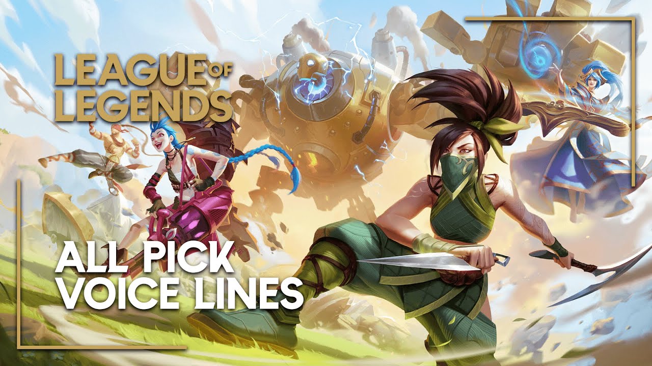 League of Legends - All Pick Voice Lines (2024)
