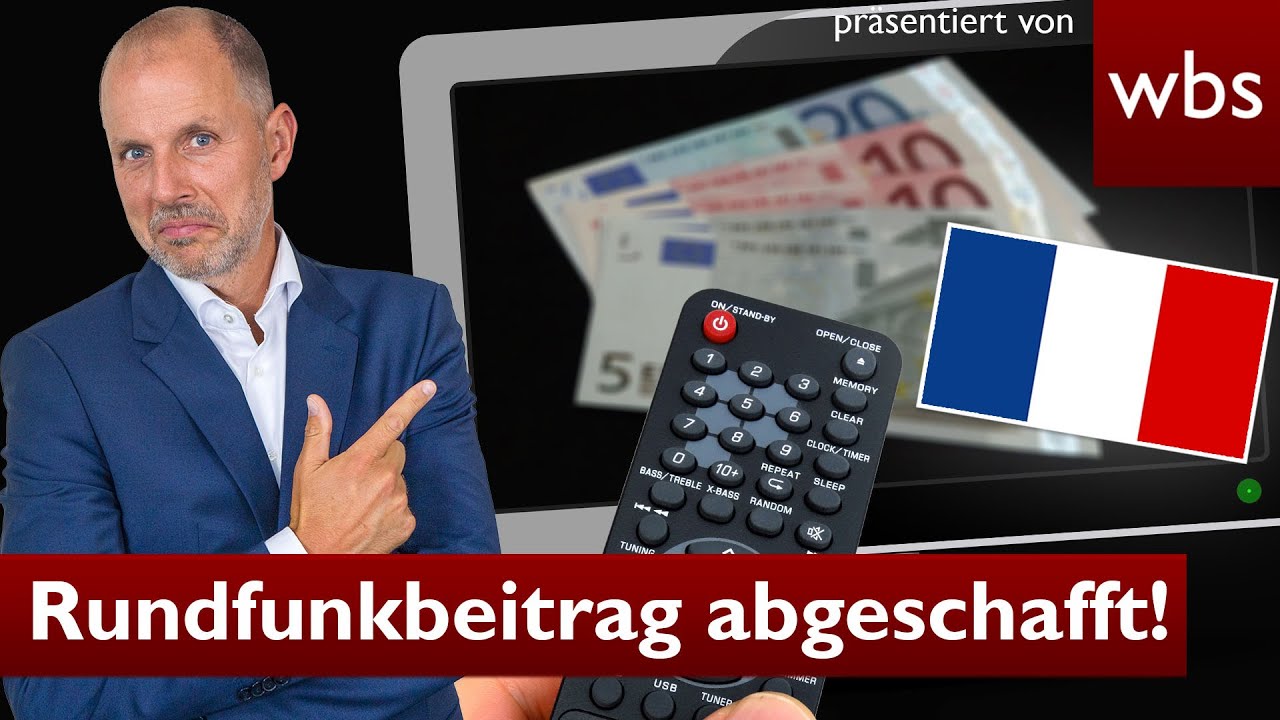 Kippt deutscher Rundfunkbeitrag bald? Frankreich schafft ihn ab! | Anwalt Christian Solmecke