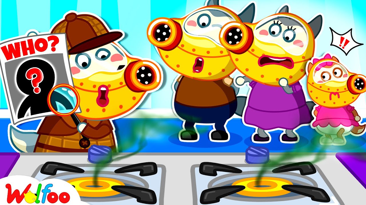 Kitchen Gas Mystery 🔥 | Safety Rules | Detective Wolfoo 🕵️ | Cartoons For Kids | Wolfoo Family