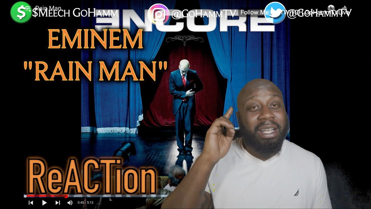 EMINEM - Rain Man [GoHammTV] Encore Album Reaction