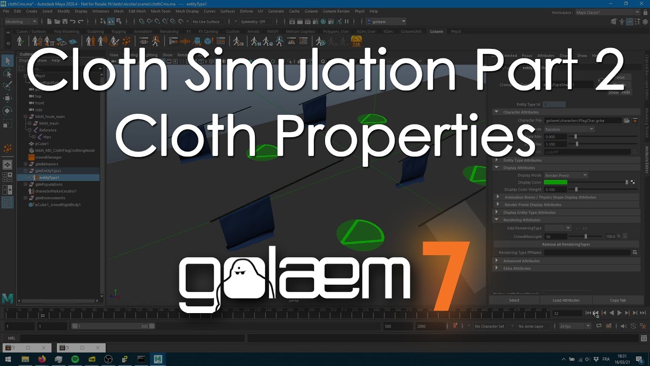 Cloth Simulation Part 2: Defining cloth properties