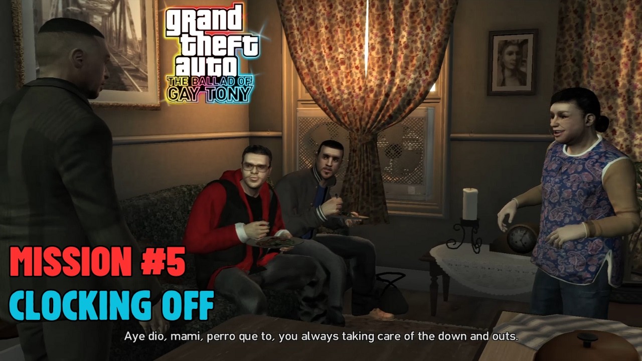 GTA IV: The Ballad of Gay Tony — Mission #5 - CLOCKING OFF (1080p60)