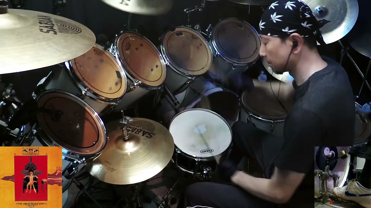 The Law of Devil's Land - LOUDNESS - Drum Cover