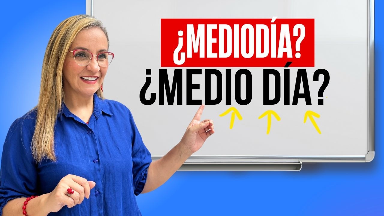 Expresiones juntas y separadas ¿medio día o mediodía?