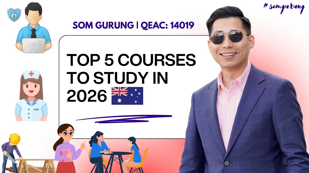 Top 5 Best Courses to Study in Australia 2026 🇦🇺 | High Demand & PR Pathways