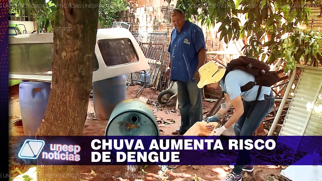 Chuvas aumentam focos da dengue e acendem alerta para aumento de casos