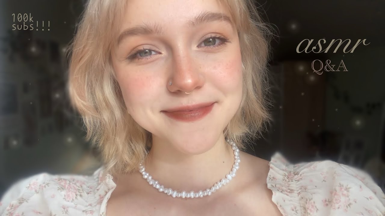 АСМР ~ вопрос-ответ на 100к✨🥹// болталка // шепот