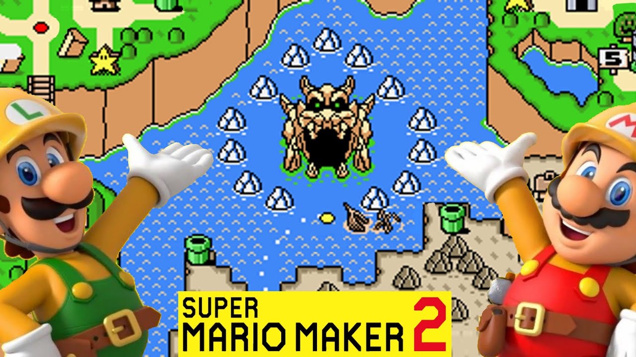 Super Mario World: Chocolate Island Remade in Super Mario Maker 2
