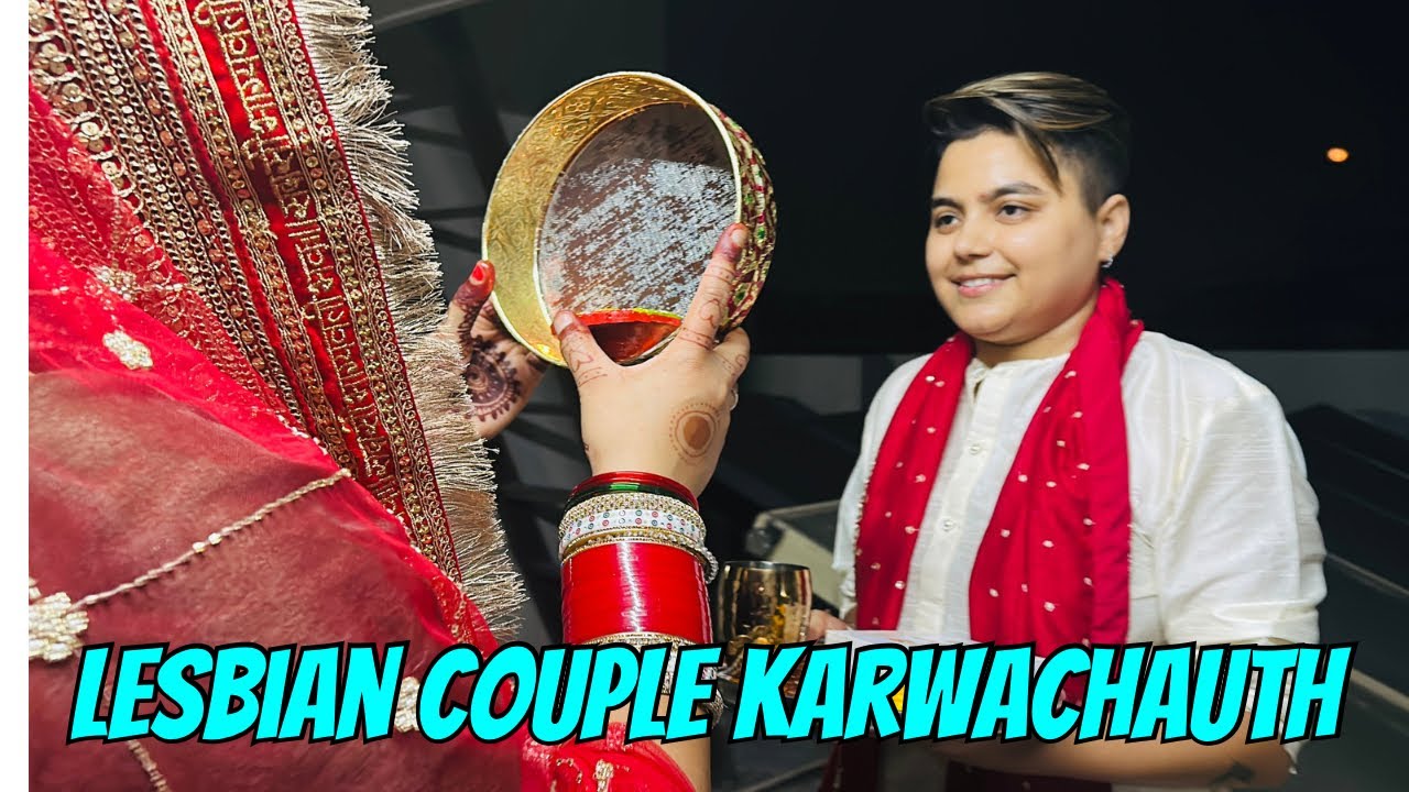 Lesbian Couple Celebrating Karwachauth | ​⁠@YashalsVlogs
