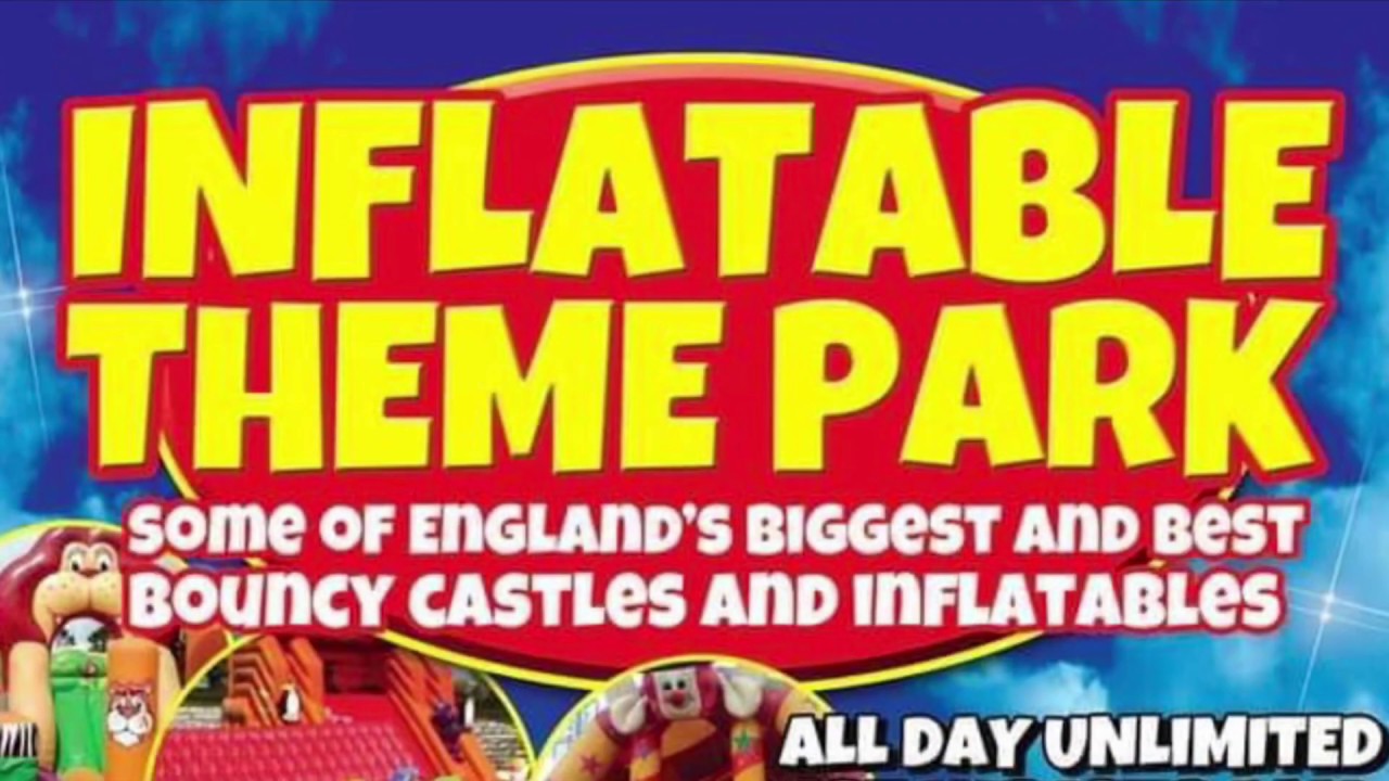 UK’s Largest Travelling Inflatable Theme Park #bouncycastle #zorbing #totalwipeout