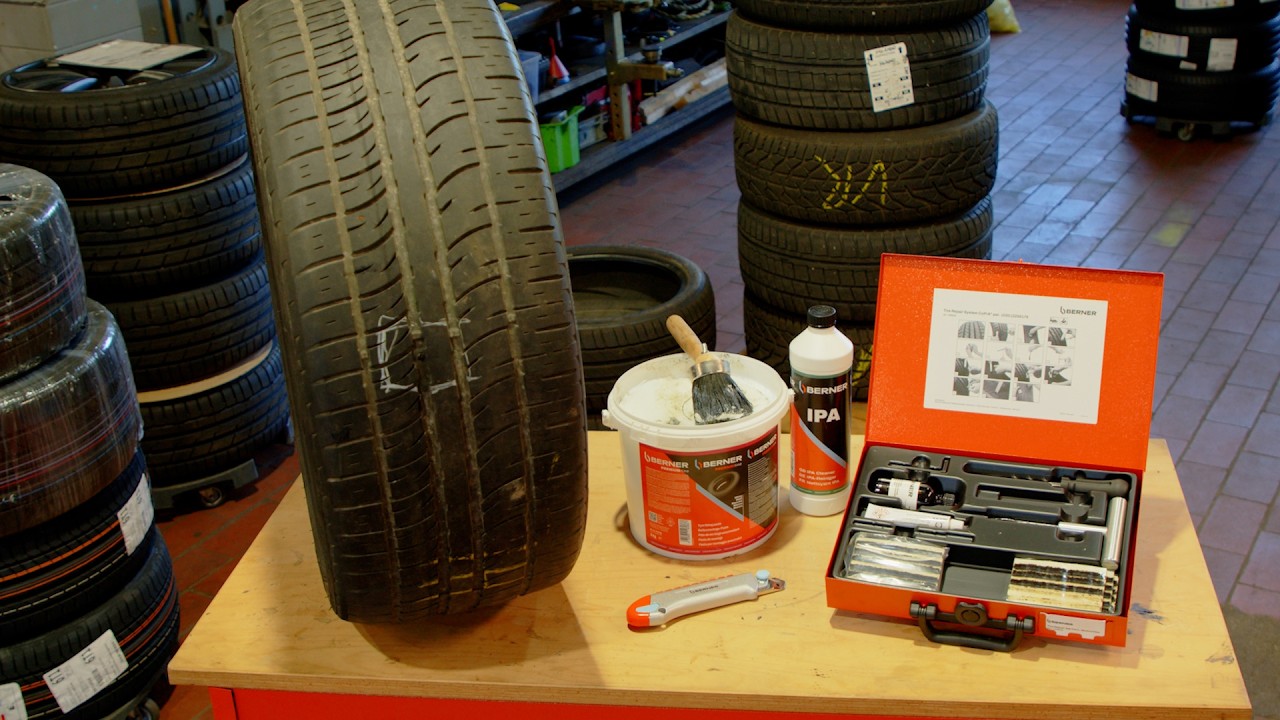 Reifenreparatur bis 270 km/h? Dieses Profi‑Set ist TÜV‑geprüft! | BERNER #automobile #autoservice