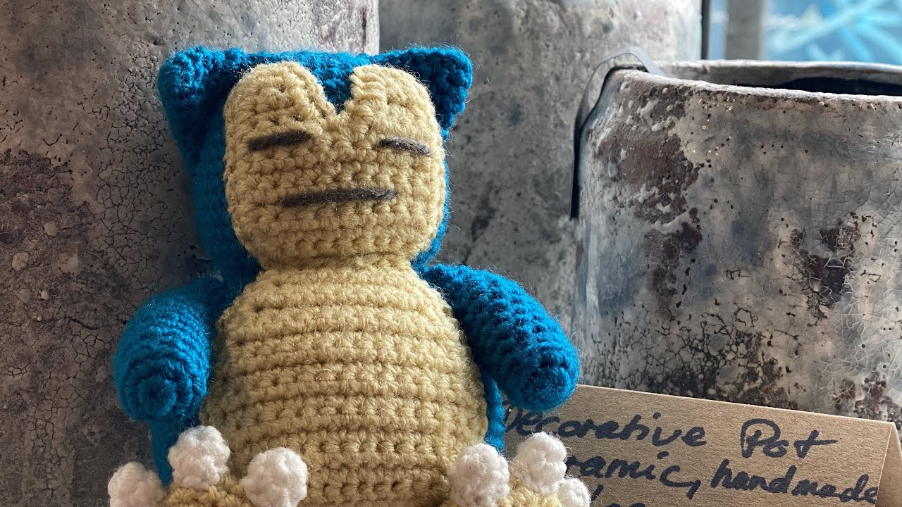 Snorlax amigurumi | @WorldOfAmigurumi