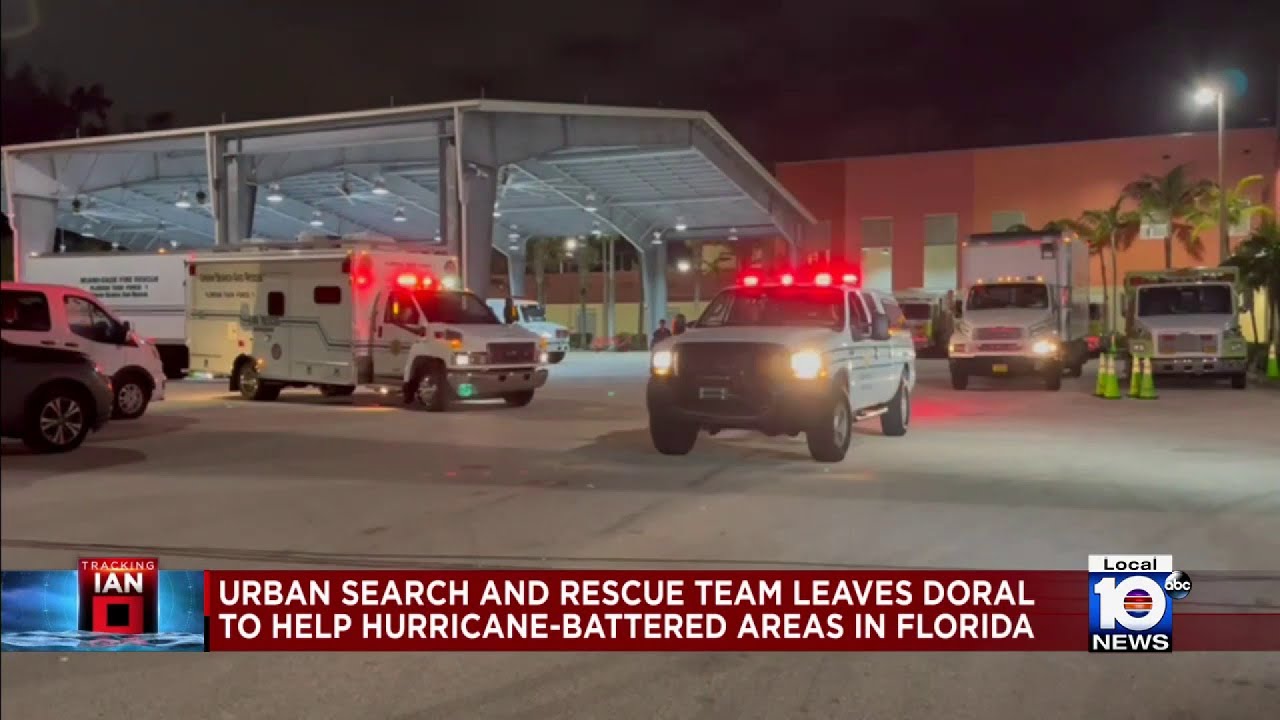 Miami-Dade Urban Search and Rescue Team deploys to help hurricane-battered areas