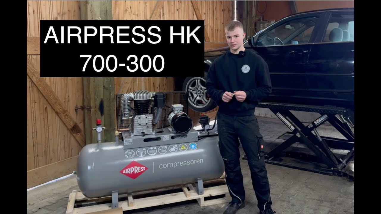 Airpress HK700-300 Inbetriebnahme