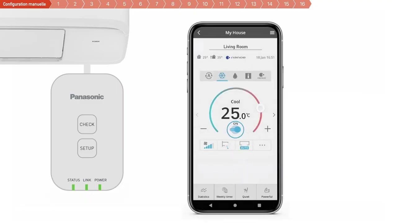Comment se connecter à l'app Comfort Cloud  Modèles avec adaptateur Wi Fi optionnel CZ TACG1