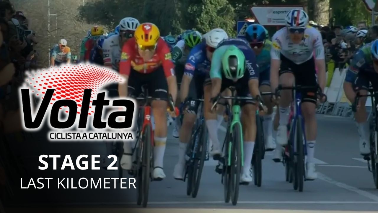 Volta a Catalunya 2026 - Stage 2 Last Kilometer - Strange sprint finish in Banyoles