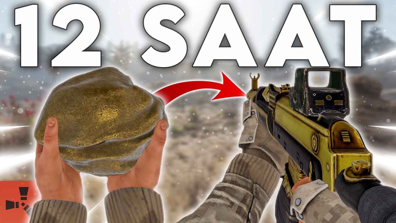 12000 SAATLİ SOLO OYUNCU 12 SAATTE NE YAPABİLİR? I Rust Türkçe