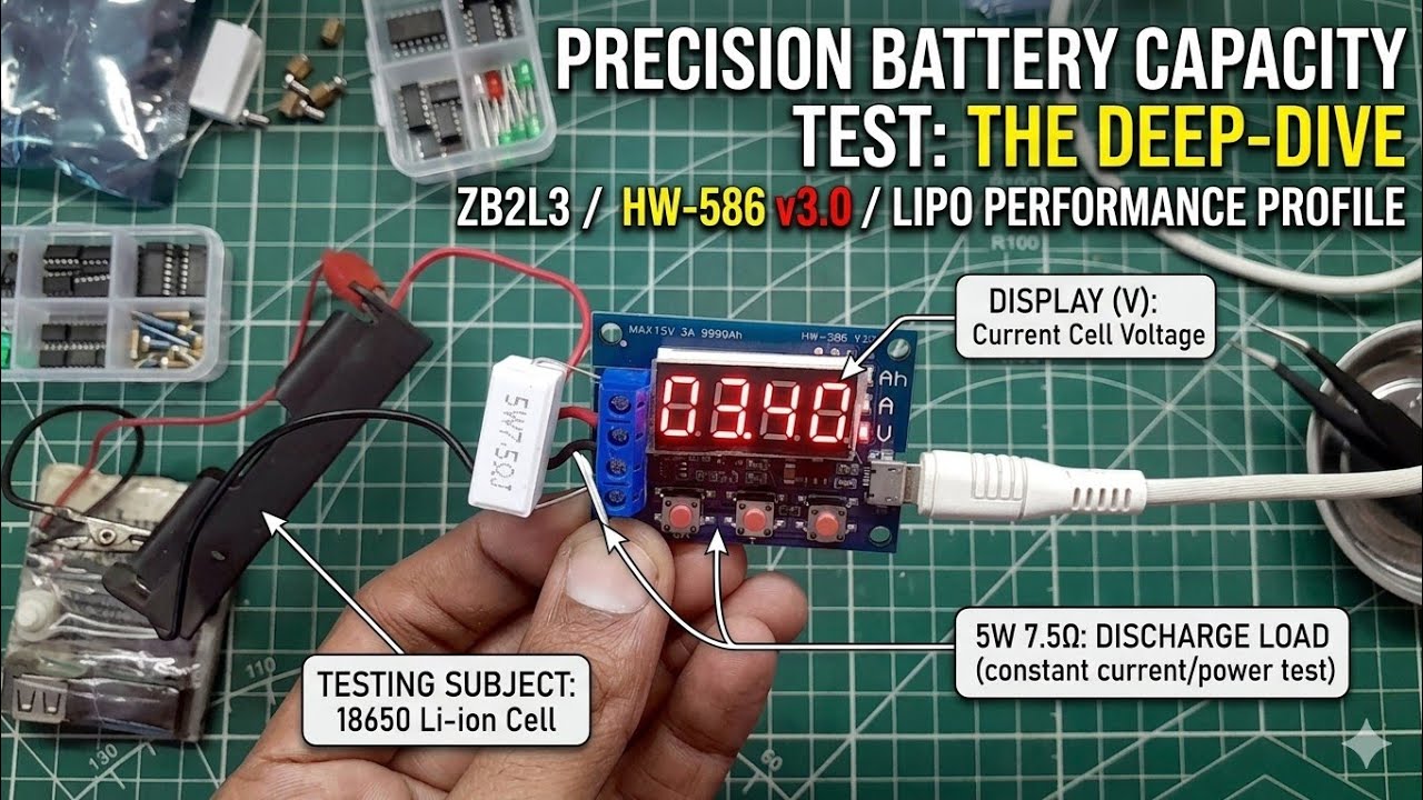 ZB2L3 HW-586 v3.0 Battery Capacity Tester, How to Calibrate HW586 V3.0, ZB2L3 CALIBRATION Tutorial