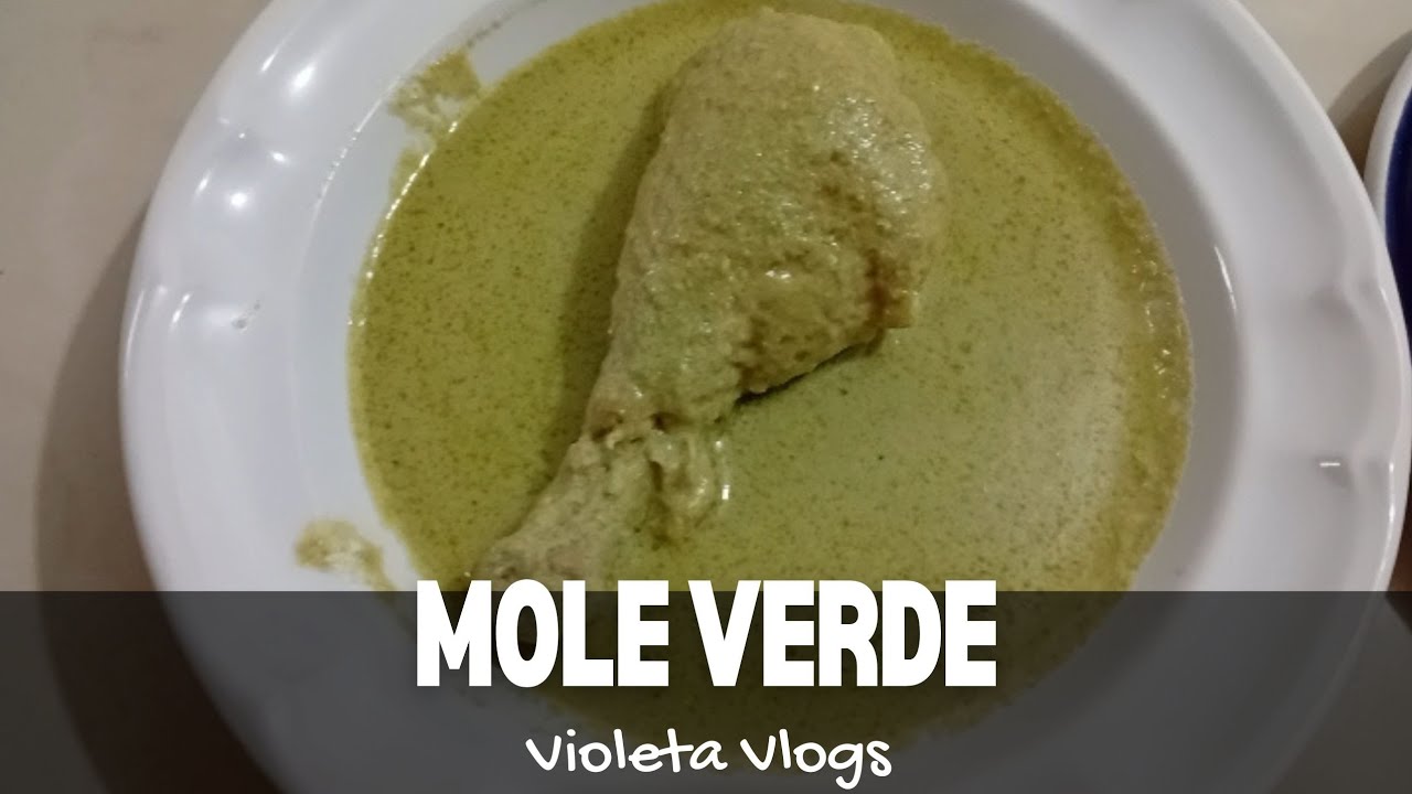 Receta facil de mole verde 💚,con pocos ingredientes!! Rica y deliciosa!! 😋
