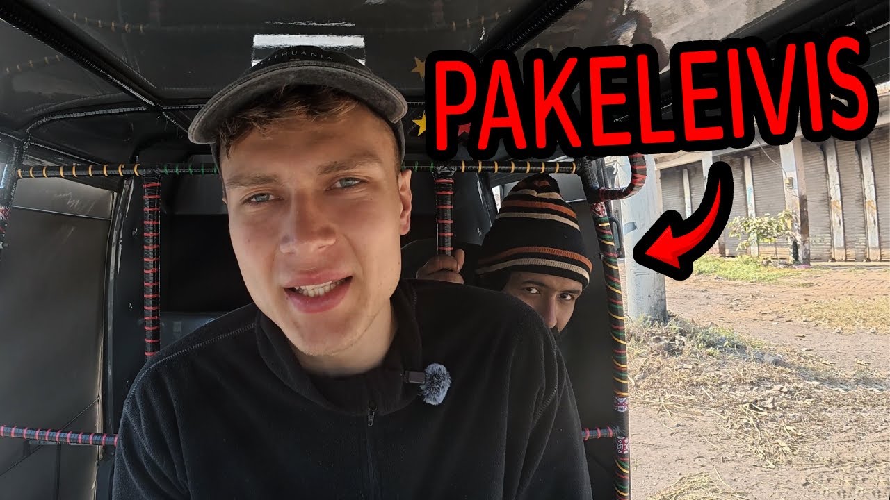 NEMOKAMAI VEŽU ŽMONES SAVO TUK-TUK'U (6) 🇵🇰