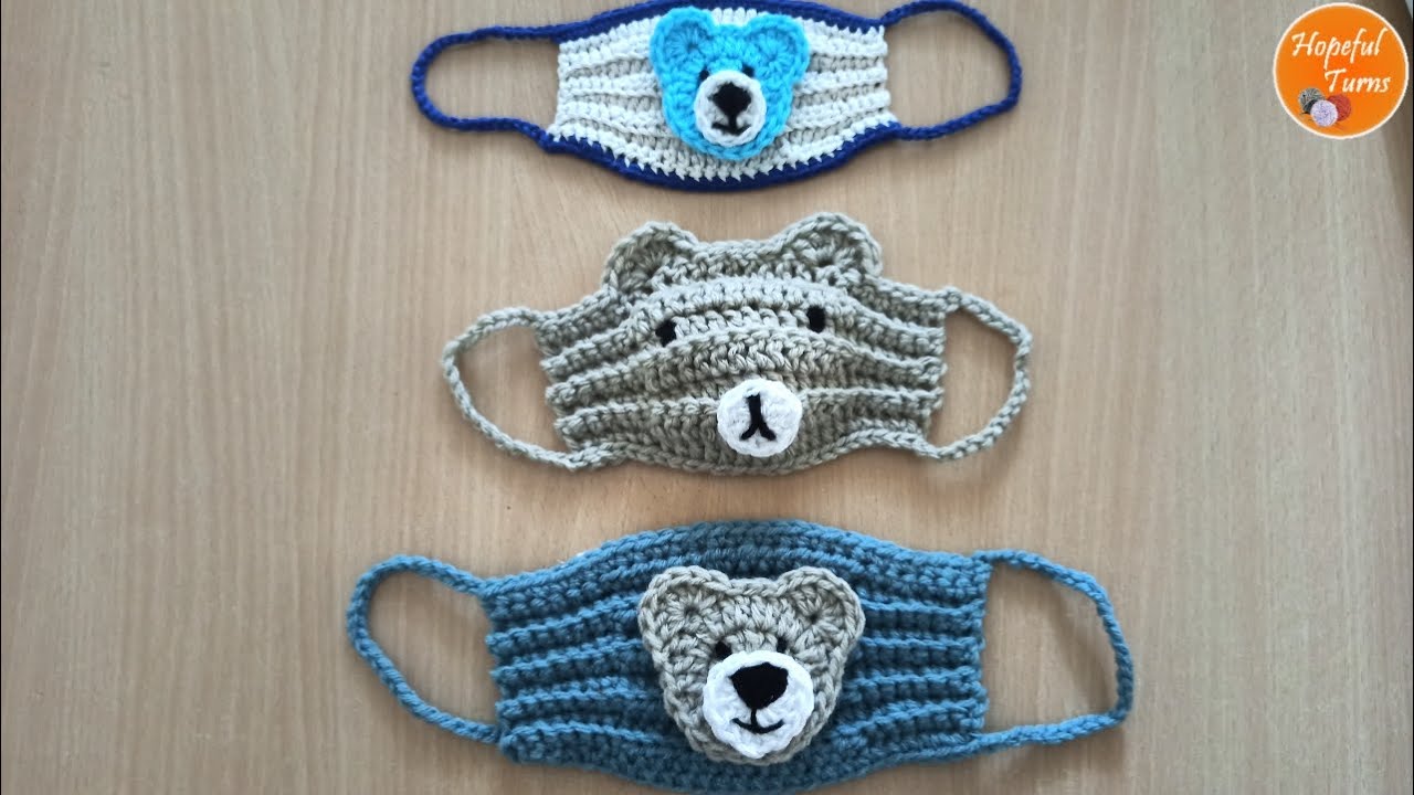 How to Crochet a Face Mask for Kids