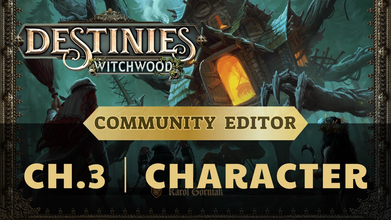 Destinies Community Editor - Ch.3 Character Creation #boardgames #boardgamegeek