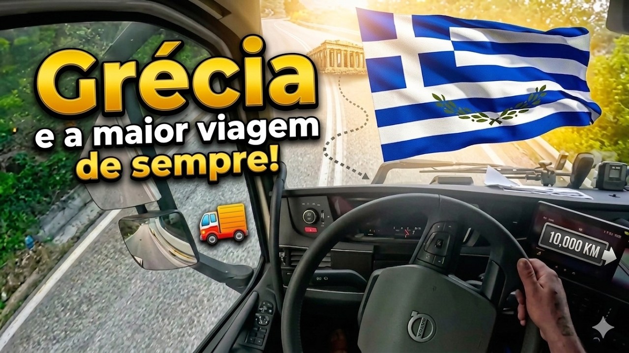 Fui para Gr&eacute;cia 🇬🇷 🚛💨 Pt.2 || Euro Truck 2 Real Life