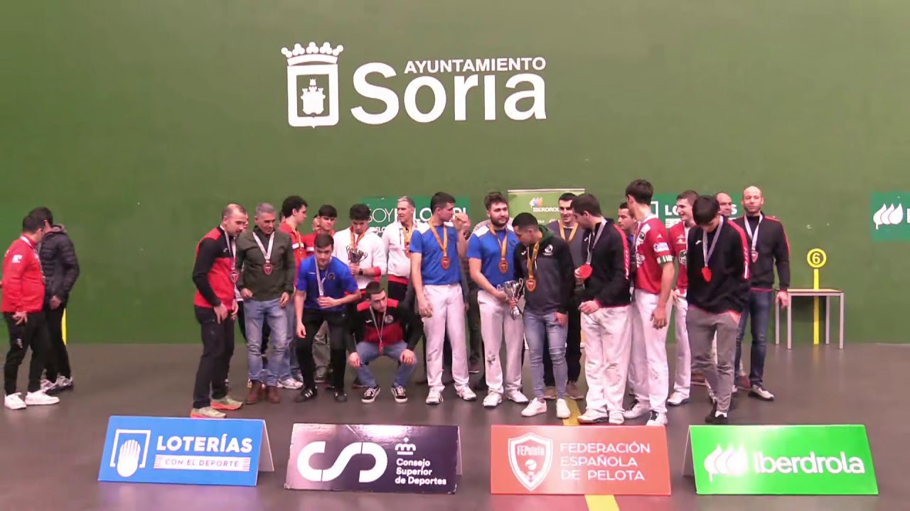 Final Campeonato de España de Clubes Frontón 36 metros de Mano y Herramienta de  2ª División