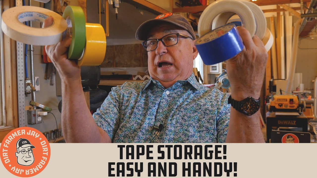 Tape Storage!  Easy and Handy!
