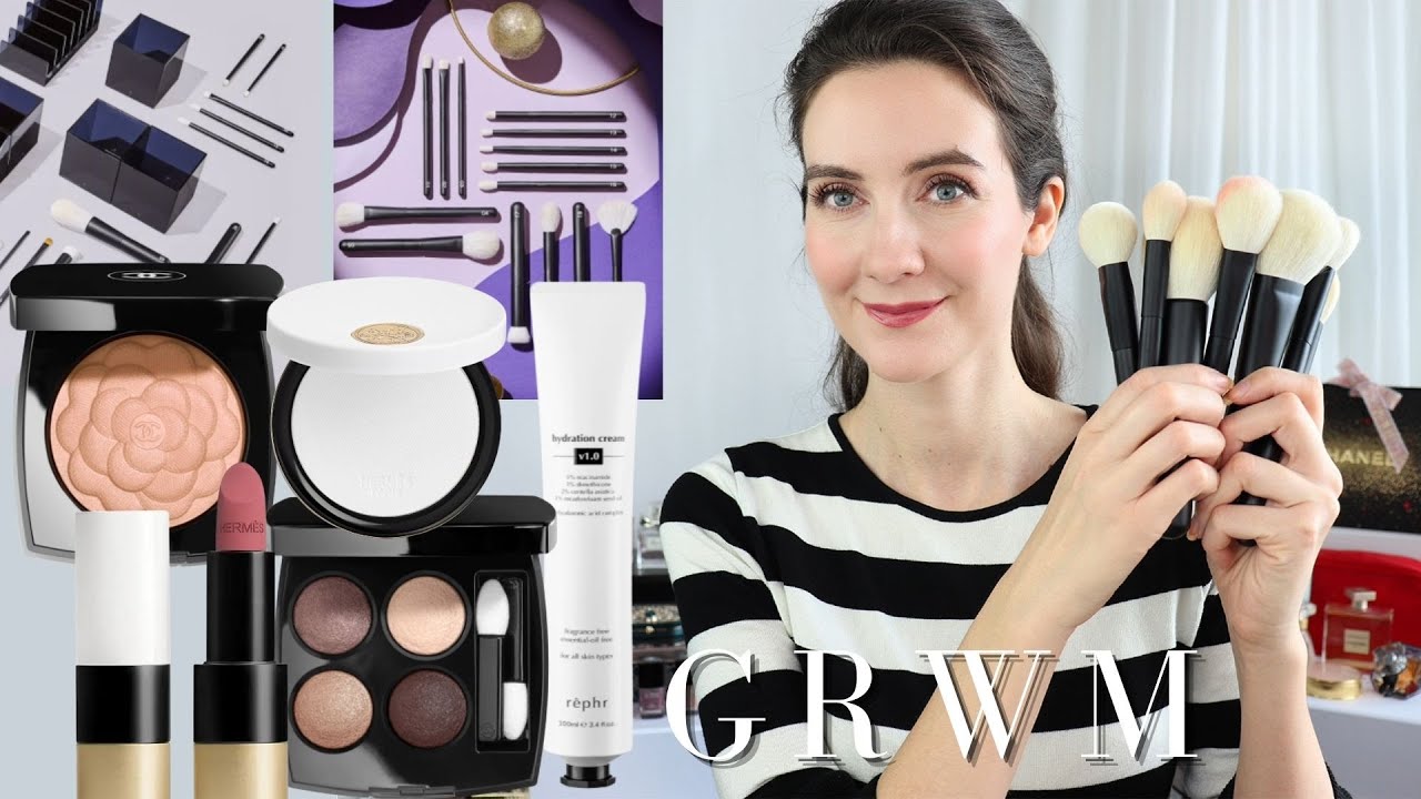 ❤️GRWM | Soft Everyday Look | Rephr Brushes & Moisturizer REVIEW | Using my favorite CHANEL palette