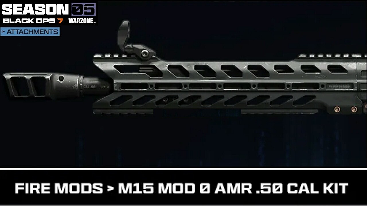 Как разблокировать новый модуль AMR .50 Cal для M16 в Black Ops 7 и Warzone