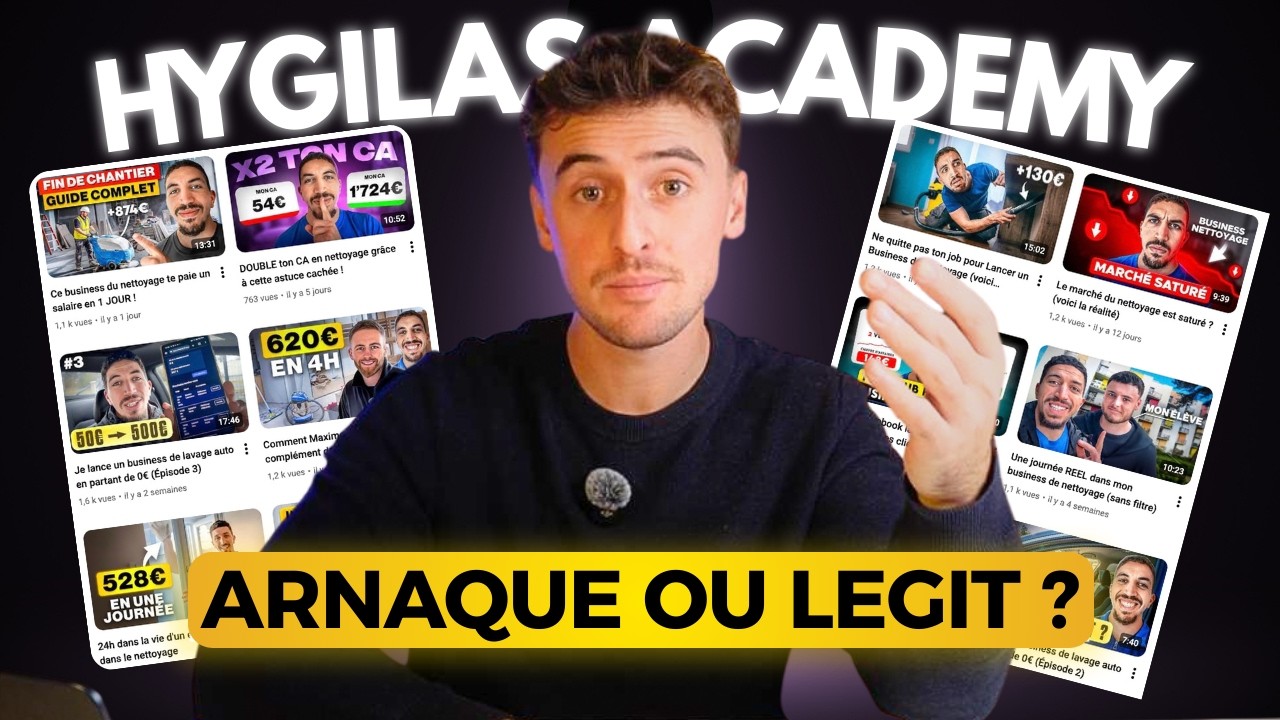 J’analyse une formation pour lancer son business de nettoyage en 2026 (Hygilas Academy)
