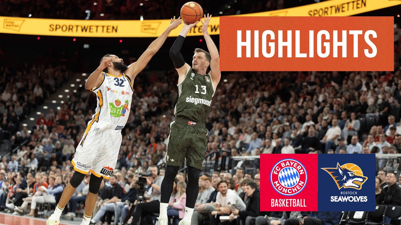 Highlights: FC Bayern München Basketball vs. ROSTOCK SEAWOLVES | easyCredit BBL | Dyn Basketball