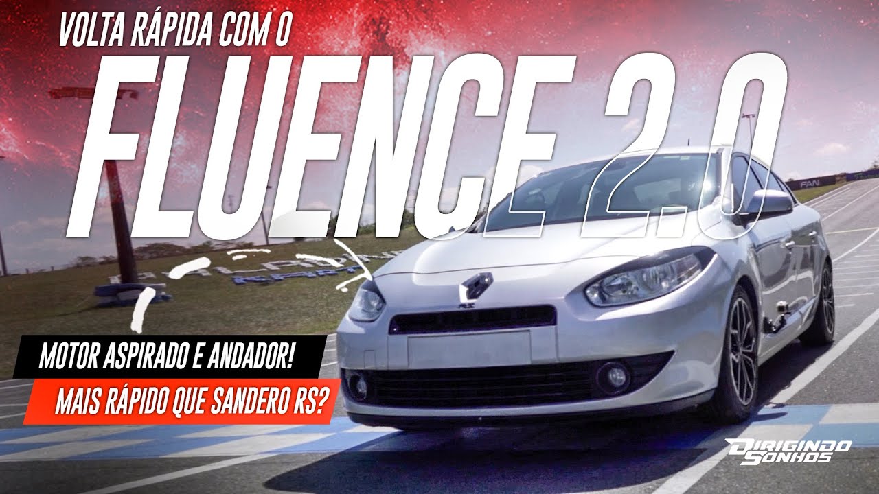 Aceleramos o Fluence 2.0 Manual Aspirado Volta Rápida! Mais rápido que Sandero RS?