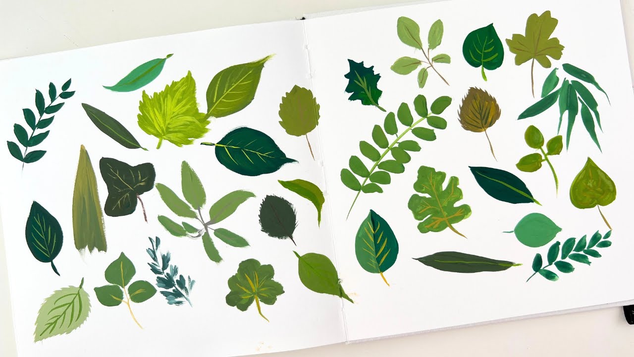How to Mix Green Gouache for Realistic Landscapes