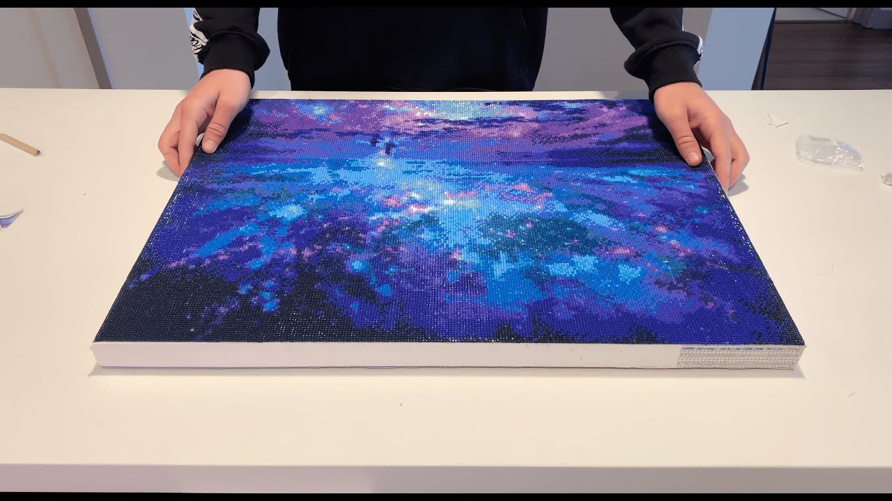 How to Frame Your Diamond Painting | DIY Wood Frame