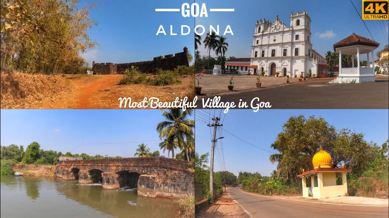 Aldona,Goa-Most Beautiful Village In Goa |Goa Feb 2022 | Goa Latest Video |[4K] India| Bike Ride |