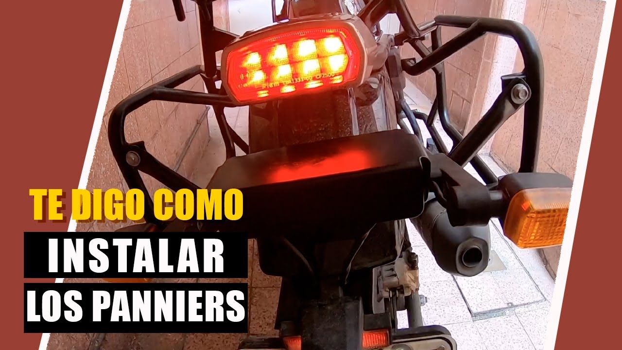 Instalación de los panniers rails en Royal Enfield Himalayan