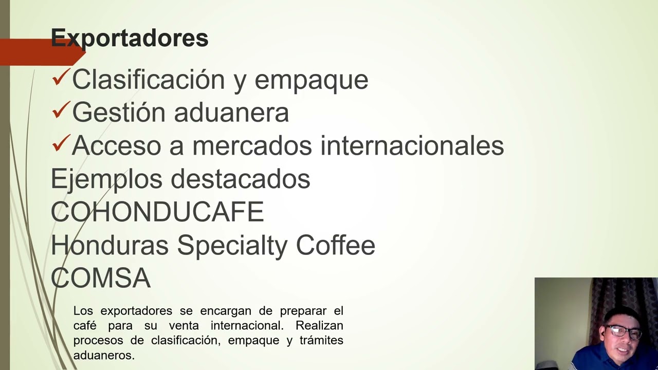 Análisis de los agentes de la comercialización del café en Honduras
