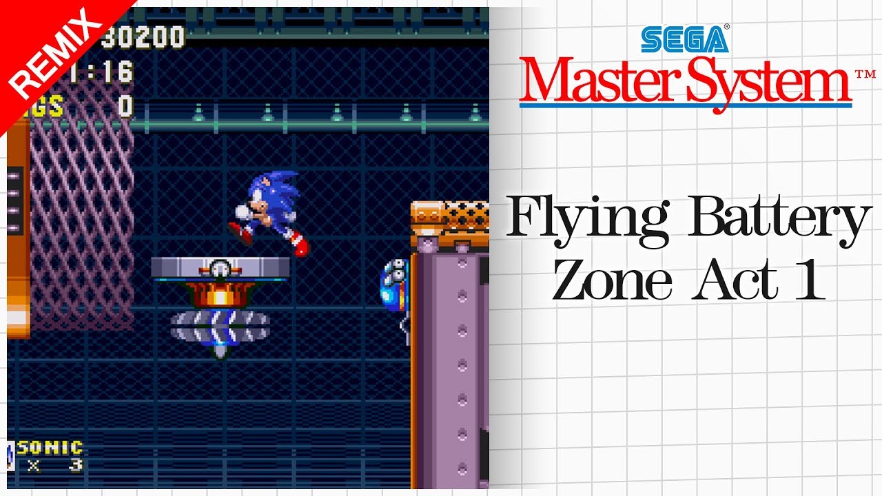 Sonic & Knuckles - Flying Battery Zone Act 1 (Sega Master System Remix)