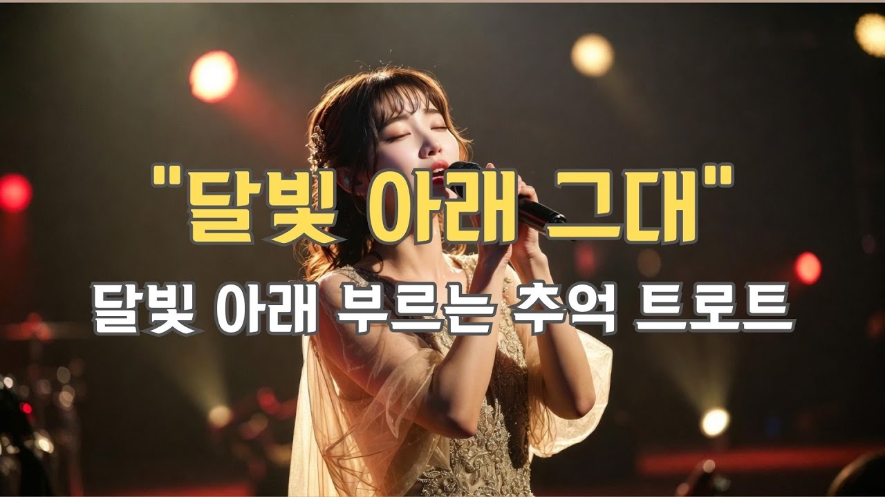 “달빛 아래 그대” (3번 듣기) 🎙️ 달빛 아래 부르는 추억 트로트