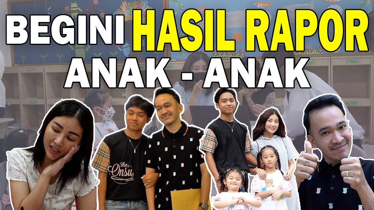 BAGI RAPOR ANAK-ANAK‼️ THALIA SAMPE NANGIS‼️ | THE ONSU FAMILY