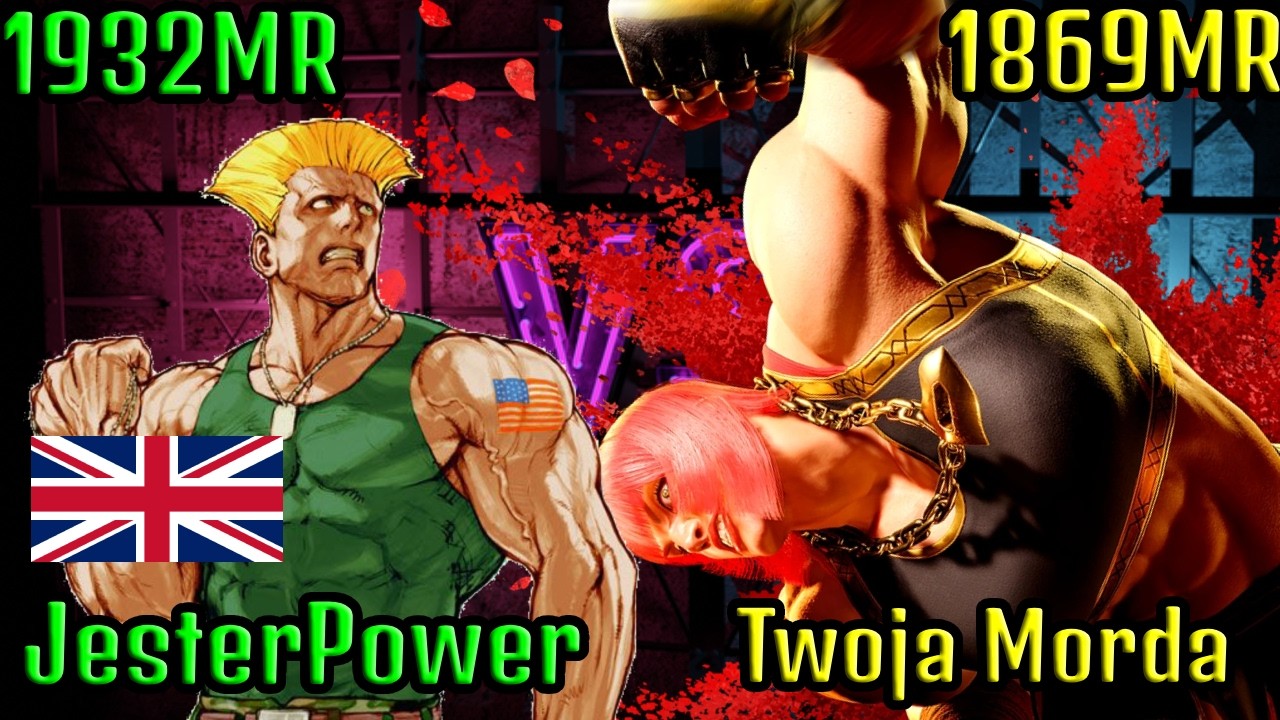 🎭STREET FIGHTER 6 ➥ JesterPower (GUILE ガイル) VS. Twoja Morda (MARISA マリーザ) MASTER RANKS🎭